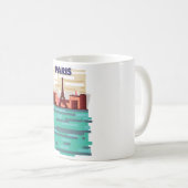 Mug Affiche de voyage à Paris (Devant droit)