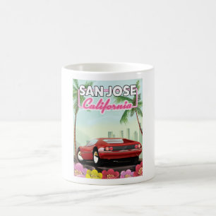 Mug Affiche de voyage à San Jose, Californie