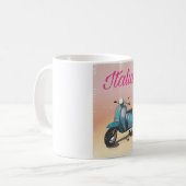 Mug Affiche de voyage à scooter Italia (Devant gauche)
