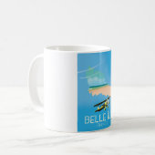 Mug Affiche de voyage de Belle Île, France. (Devant gauche)