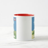 Mug Affiche de voyage de la Suisse (Centre)