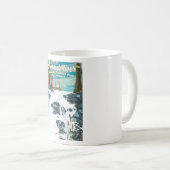 Mug Affiche de voyage de Merced River en Californie (Devant droit)
