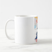 Mug Affiche de voyage de ski en Suisse (Gauche)