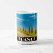 Mug Affiche de voyage de style vintage France (Centre)