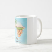 Mug Affiche de voyage en Afrique (Devant droit)