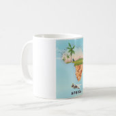 Mug Affiche de voyage en Afrique (Devant gauche)