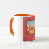 Mug Affiche de voyage en Egypte (Devant gauche)