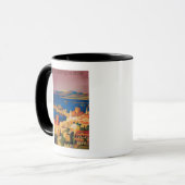 Mug Affiche de voyage en France, tournée en Syrie (Devant gauche)