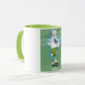 Mug Affiche de voyage en Inde (Devant gauche)