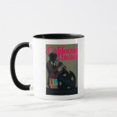 Mug Affiche de voyage en train California Limited (Gauche)