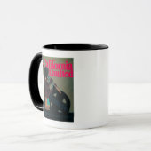 Mug Affiche de voyage en train California Limited (Devant gauche)