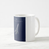 Mug Affiche de voyage Fly The Concorde (Devant droit)