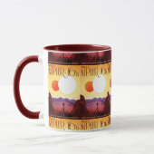 Mug Affiche de voyage future de la NASA - Se détendre (Gauche)
