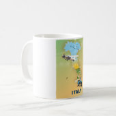 Mug Affiche de voyage Italie (Devant gauche)
