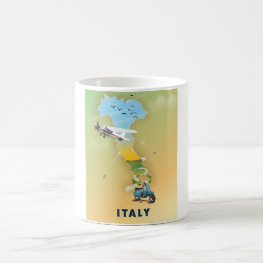 Mug Affiche de voyage Italie (Centre)