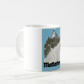 Mug Affiche de voyage Matterhorn Suisse (Devant gauche)