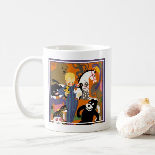 Mug Affiche De Voyage Pour Londres Métro (Avec donut)