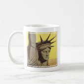 Mug Affiche De Voyage Pour New York, United Air Lines (Gauche)