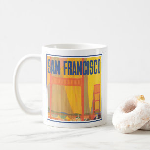 Mug Affiche De Voyage Pour Vol Twa À San Francisco