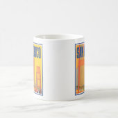 Mug Affiche De Voyage Pour Vol Twa À San Francisco (Centre)