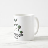 Mug Affiche de voyage Sherwood Forest Angleterre Class (Devant droit)