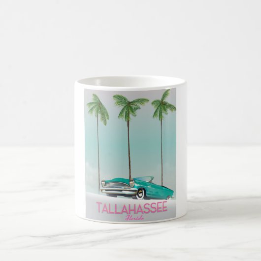 Mug Affiche de voyage Tallahassee Floride (Centre)