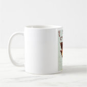 Mug Affiche de voyage vintage canadienne imprimée. (Gauche)