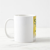 Mug Affiche de voyage vintage citron de Sicile (Gauche)