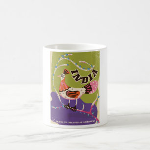 Mug Affiche de voyage Vintage India