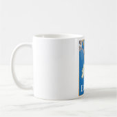 Mug Affiche de voyage vintage Londres, Angleterre (Gauche)