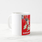 Mug Affiche de voyage vintage Manchester (Devant gauche)