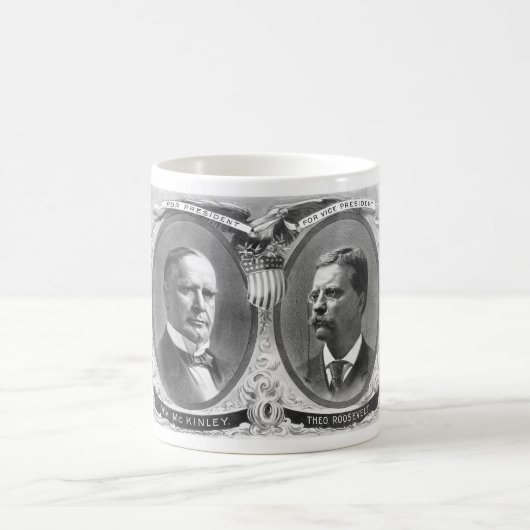 Mug Affiche d'élection de McKinley et de Roosevelt (Centre)