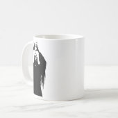 Mug Affiche d'horreur de visage d'Halloween (Devant gauche)
