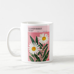 Mug Affiche du marché aux fleurs de Sicile