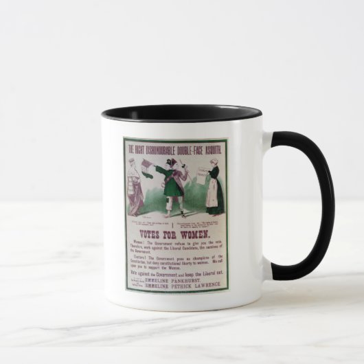 Mug Affiche du suffrage des femmes (Droite)