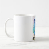 Mug Affiche du train vintage Dawlish Warren Devon (Gauche)