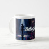 Mug Affiche Hommage Billie Jean Neon (Devant gauche)