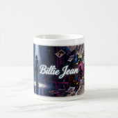 Mug Affiche Hommage Billie Jean Neon (Centre)