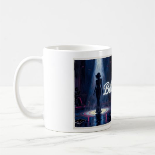 Mug Affiche Hommage Billie Jean Neon (Gauche)