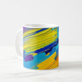 Mug Affiche impressionnante design d'art abstrait (Devant gauche)