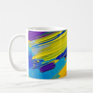 Mug Affiche impressionnante design d'art abstrait