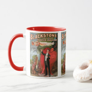 Mug Affiche Magique Vintage, Grand Magicien Blackstone