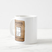 Mug Affiche morte ou vivante Recherchée (Devant gauche)