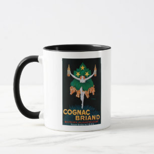 Mug Affiche promotionnelle de Briand de cognac