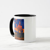 Mug Affiche promotionnelle de la compagnie aérienne fr (Devant gauche)