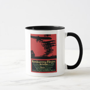 Mug Affiche promotionnelle de l'aérodrome de Konkurren