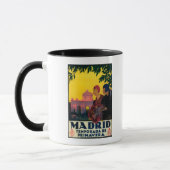 Mug Affiche promotionnelle de Madrid au printemps (Gauche)