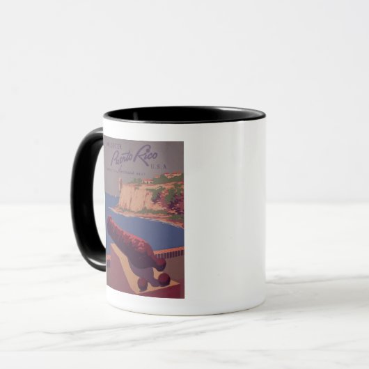 Mug Affiche promotionnelle de voyage 2 (Devant gauche)