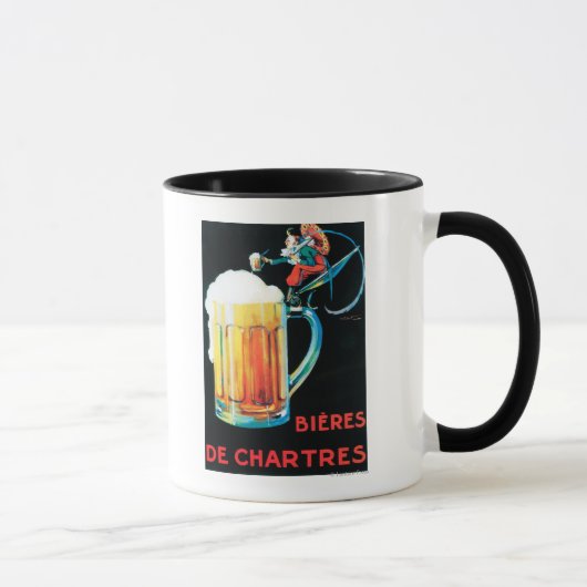 Mug Affiche promotionnelle des bières de Chartres (Droite)