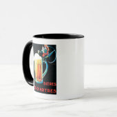 Mug Affiche promotionnelle des bières de Chartres (Devant gauche)